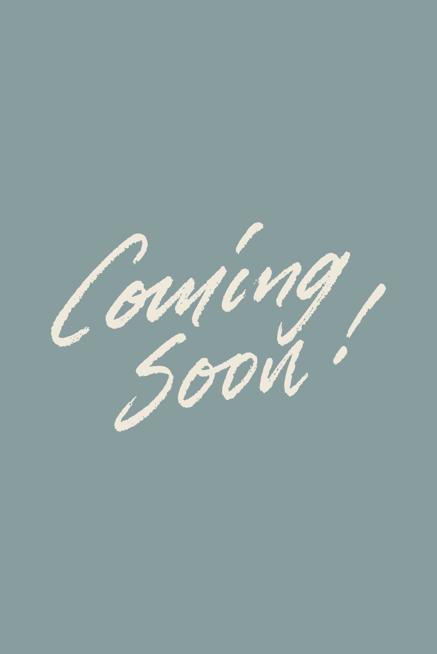 Coming Soon